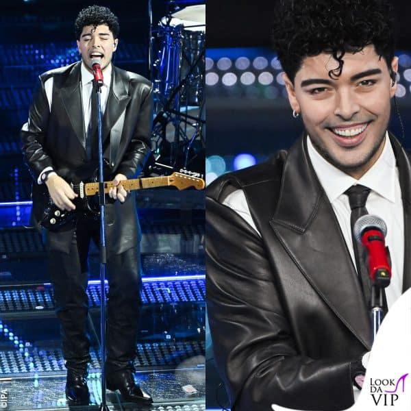 Stash dei The Kolors con una giacca Zona20 Milano dal dettaglio cut out sulla manica