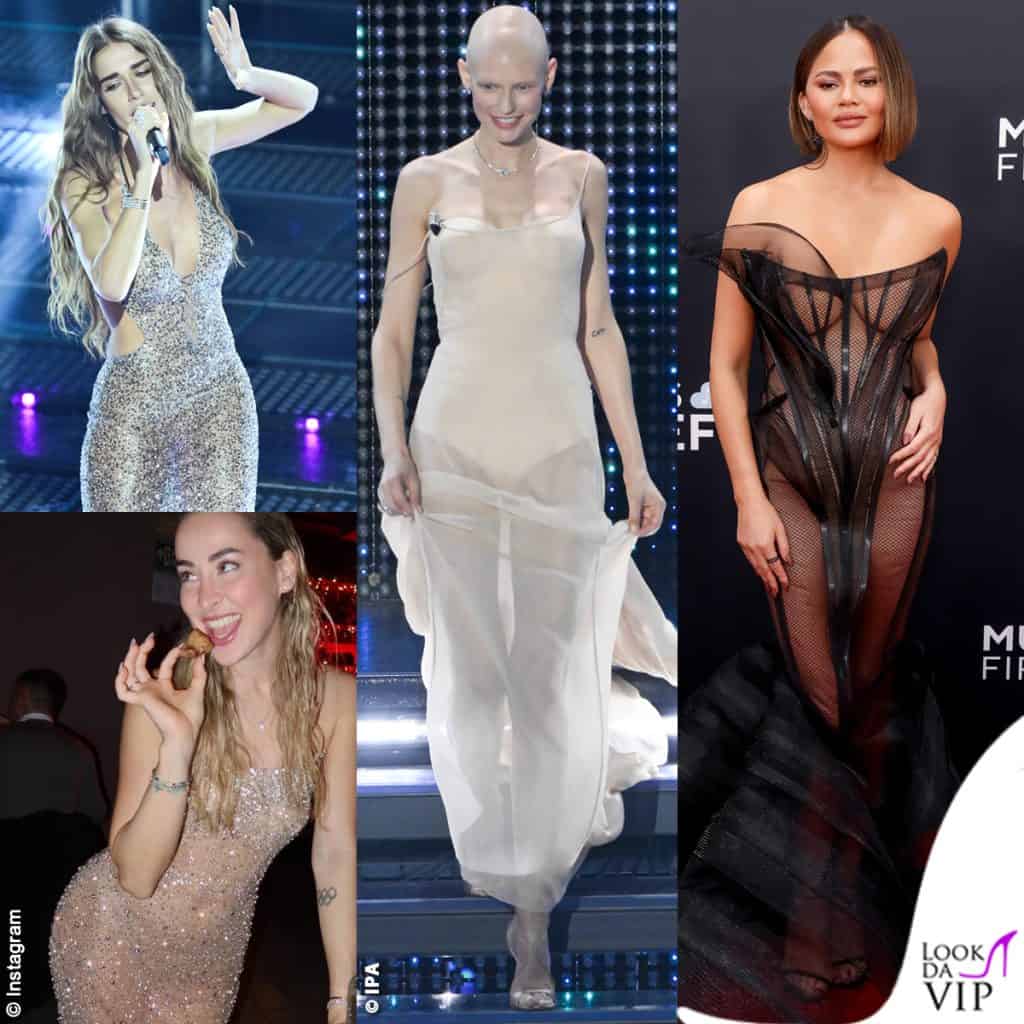 trend sheer: le star vanno pazze per gli abiti trasparenti