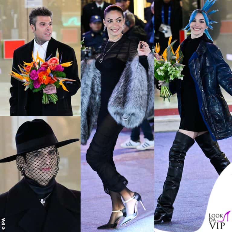 I look dei cantanti sul green carpet di sanremo 2025