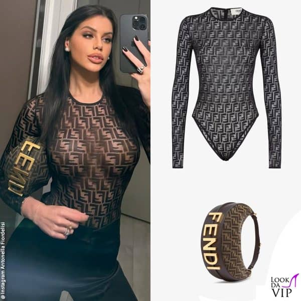 body e borsa Fendi per Antonella Fiordelisi 