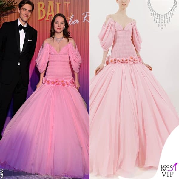 abito Giambattista Valli e collana Cartier per Alexandra di Hannover 