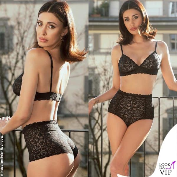 Belen Rodriguez taglia i capelli a caschetto