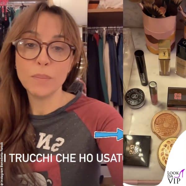 ecco i prodotti utilizzati per il make-up 