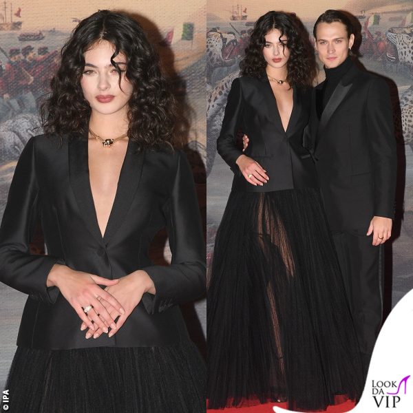 La Cassel e Saul Nanni alla premiere a Roma