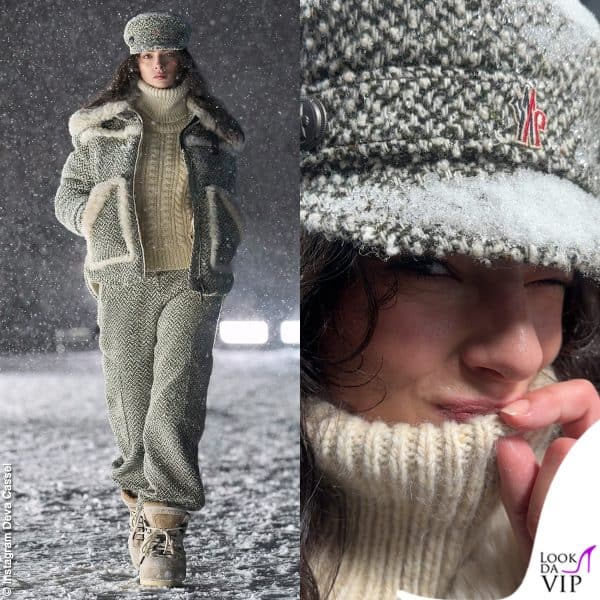 Deva alla sfilata Moncler