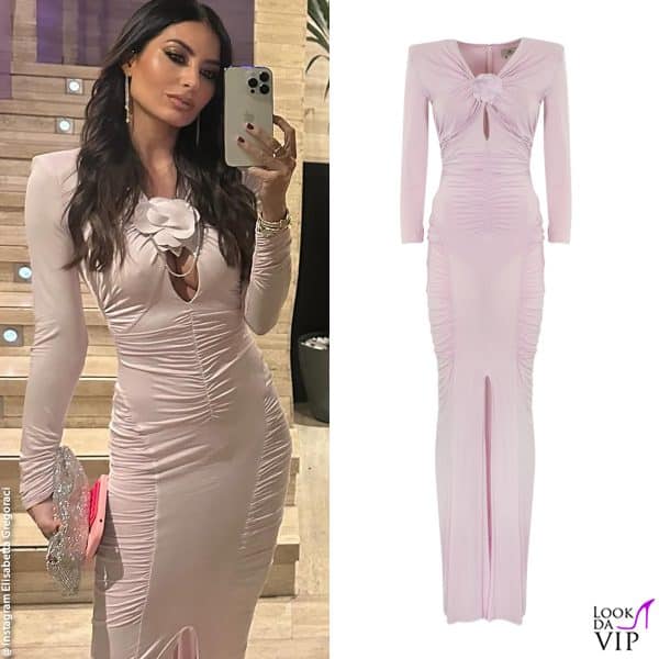 abito Elisabetta Franchi per Elisabetta Gregoraci 