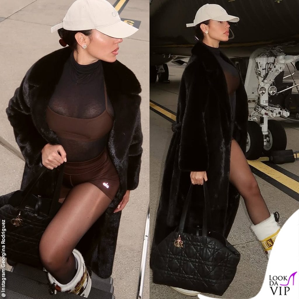 I look di Georgina Rodriguez in vacanza a Courchevel