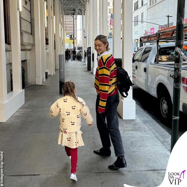 a New York con la figlia Khai 