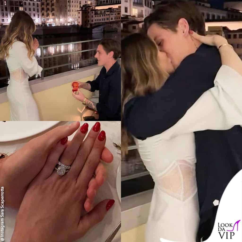 la proposta di matrimonio di Nicolò Zaniolo a Sara Scaperrotta