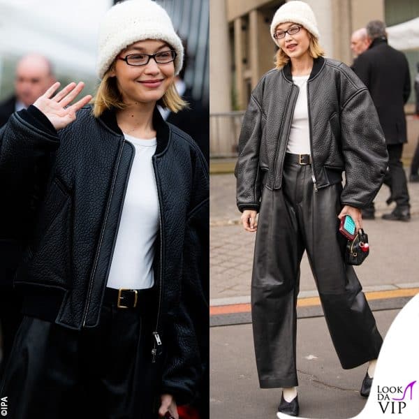 Gigi Hadid pronta per la sfilata Miu Miu 
