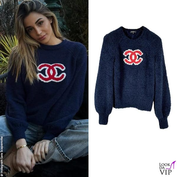 maglione Chanel, stivali Ugg 