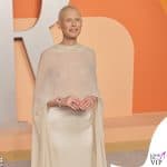 Vanity Fair Oscar Party Bianca Balti abito trasparente Fendi