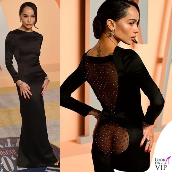 Zoe Kravitz in Saint Laurent 