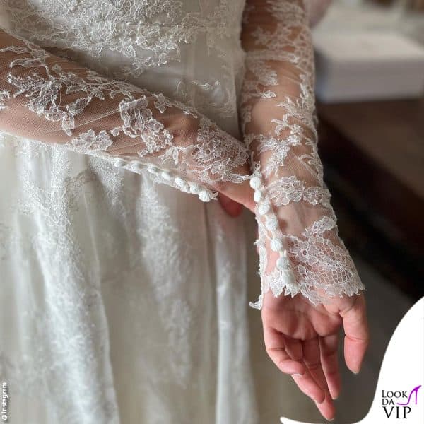 dettagli del wedding dress 