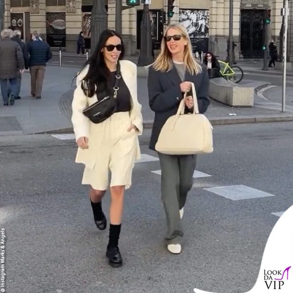 Michella Quattrociocche e Alessia Marcuzzi in un video della campagna pubblicitaria  