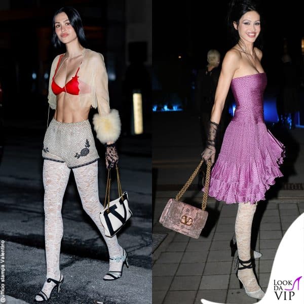 a spasso nella notte in Valentino 