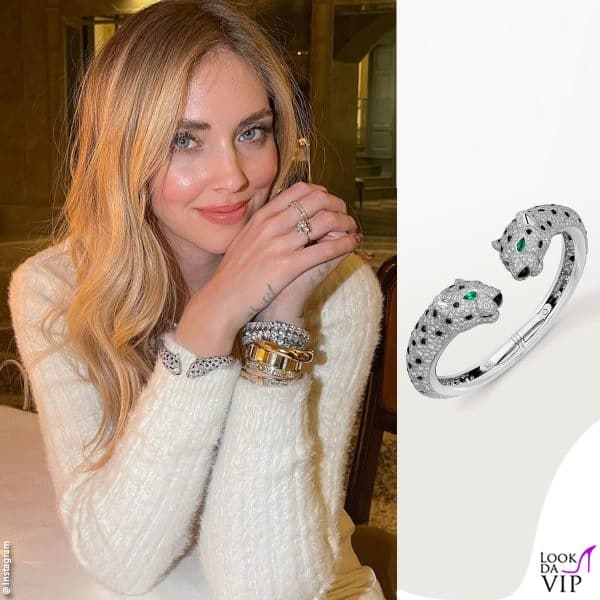 Ed era stato proprio un'esclusivo bracciale Panthère di Cartiere da 300mila euro il regalo di Fedez a Chiara nel 2022