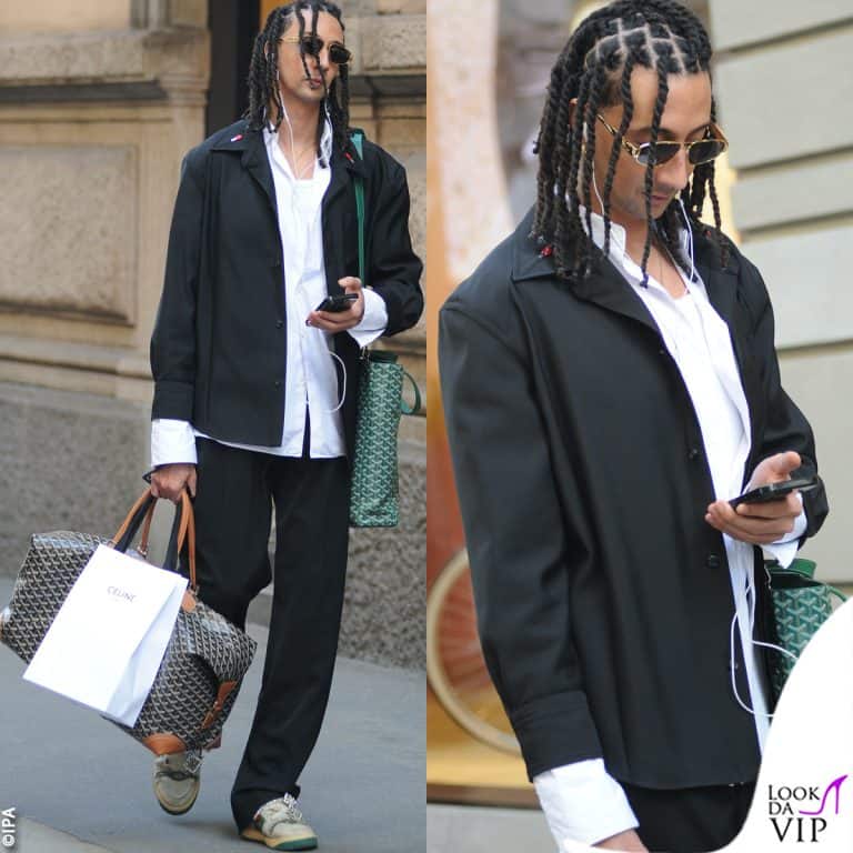 Ghali fa shopping di lusso in centro a Milano