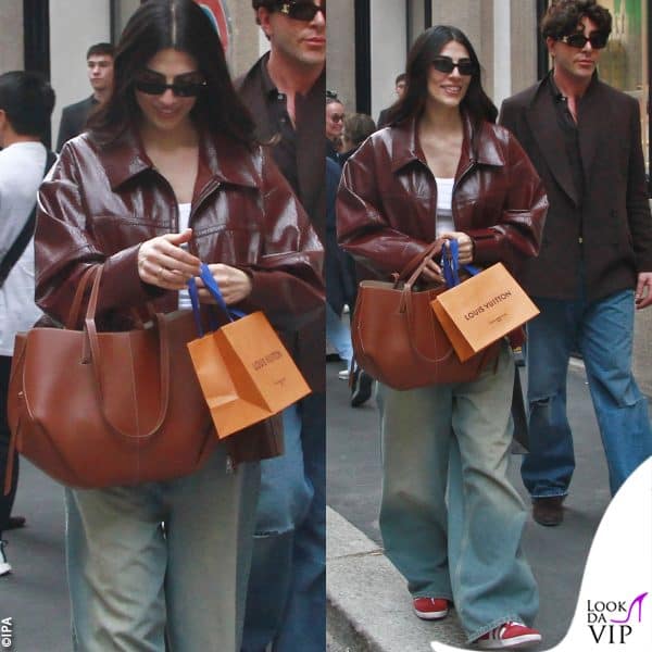 Giulia Salemi fa shopping firmato in centro a Milano