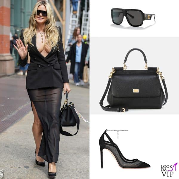 occhiali e borsa Dolce&Gabbana, pump Aquazzura 