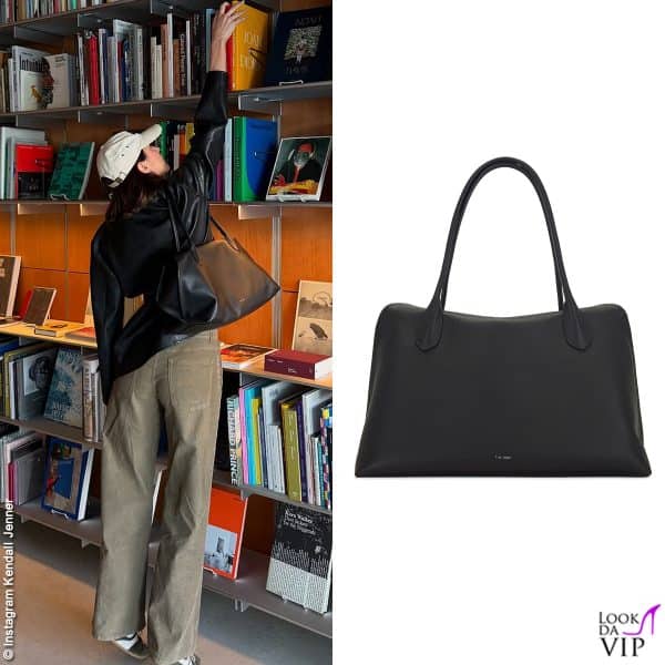 Kendall Jenner con una capiente borsa The Row 