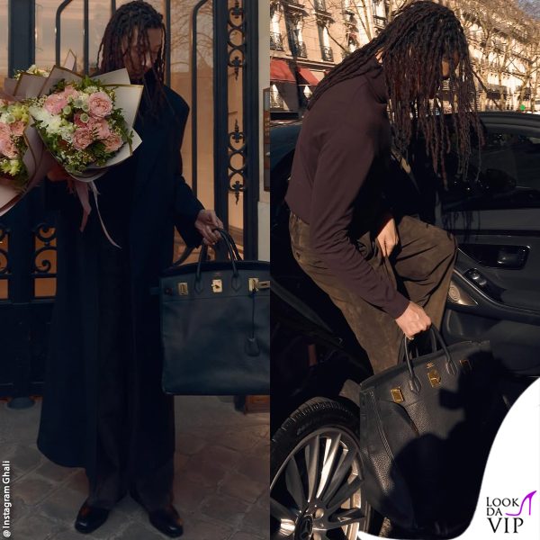 lo stile unico di Ghali: in Hermès alla Paris Fashion Week 