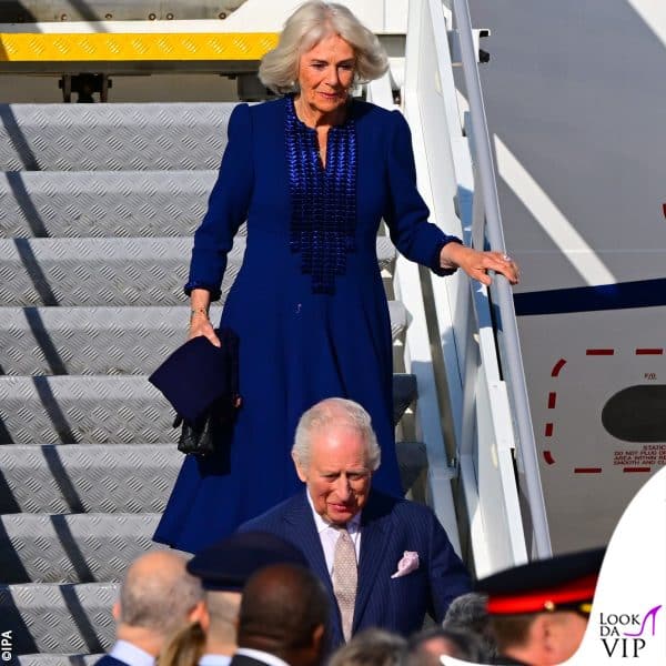 l'arrivo di Carlo e Camilla all'aeroporto di Ciampino 