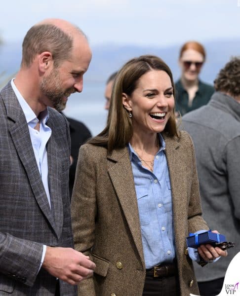 Kate e William condividono un momento felice in Scozia