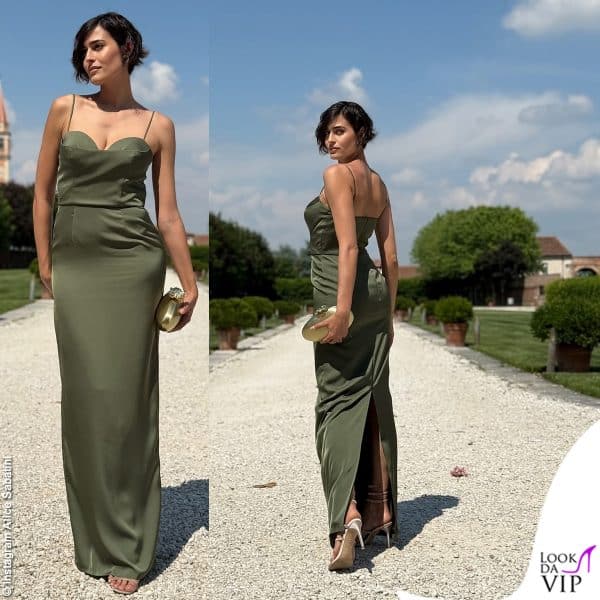 Alice Sabatini ha indossato un abito da cerimonia Pronovias 