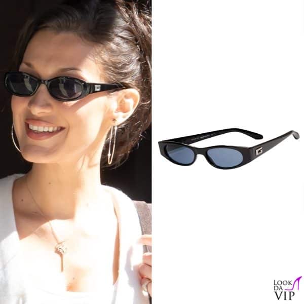 Bella Hadid con occhiali Gucci 