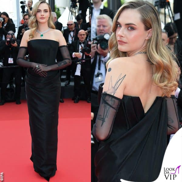 outfit Ashi Studio Couture per Cara Delevingne 
