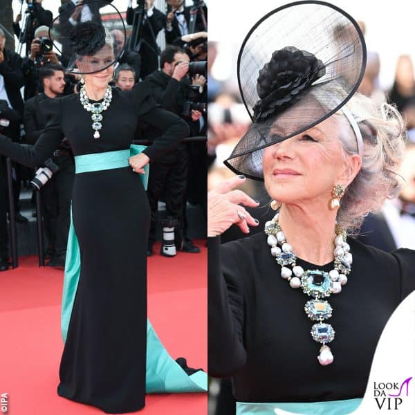 Helen Mirren in Badgley Mischka 