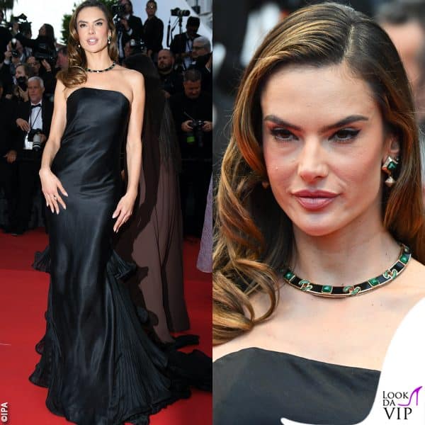 Abito Balmain e gioielli Pomellato per Alessandra Ambrosio 