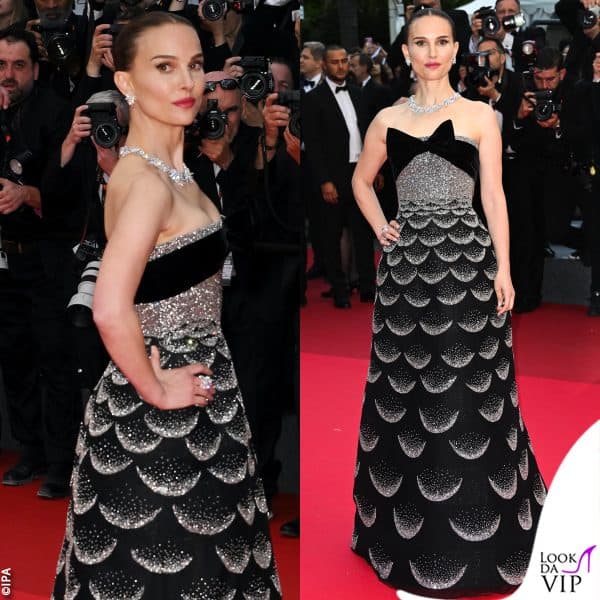 Natalie Portman in Dior, con gioielli Tiffany & Co. 