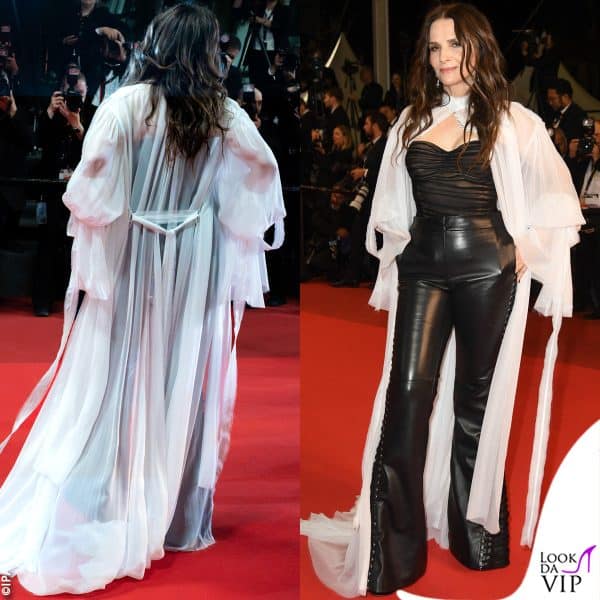 Juliette Binoche con un outfit Dolce&Gabbana