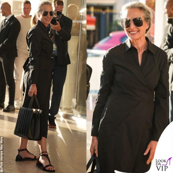 Andie MacDowell in Max Mara
