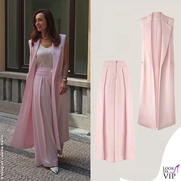 Caterina Balivo ha indossato un outfit Genny 