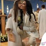 Elisabetta Gregoraci comunione Ginny tailleur Ralph Lauren 1 borsa Miu Miu