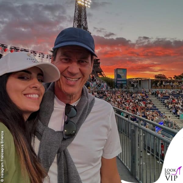 Francesca Brienza e Rudi Garcia alle olimpiadi di Parigi 2024