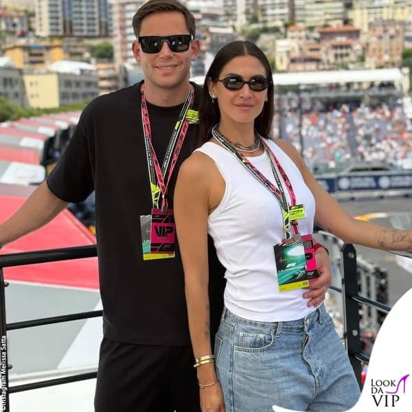 Melissa Satta con Carlo Gussalli Beretta 
