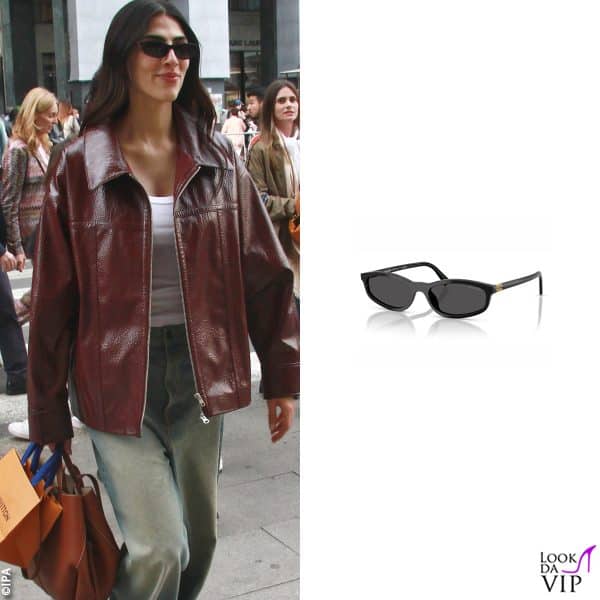 Giulia Salemi con gli occhiali Miu Miu 