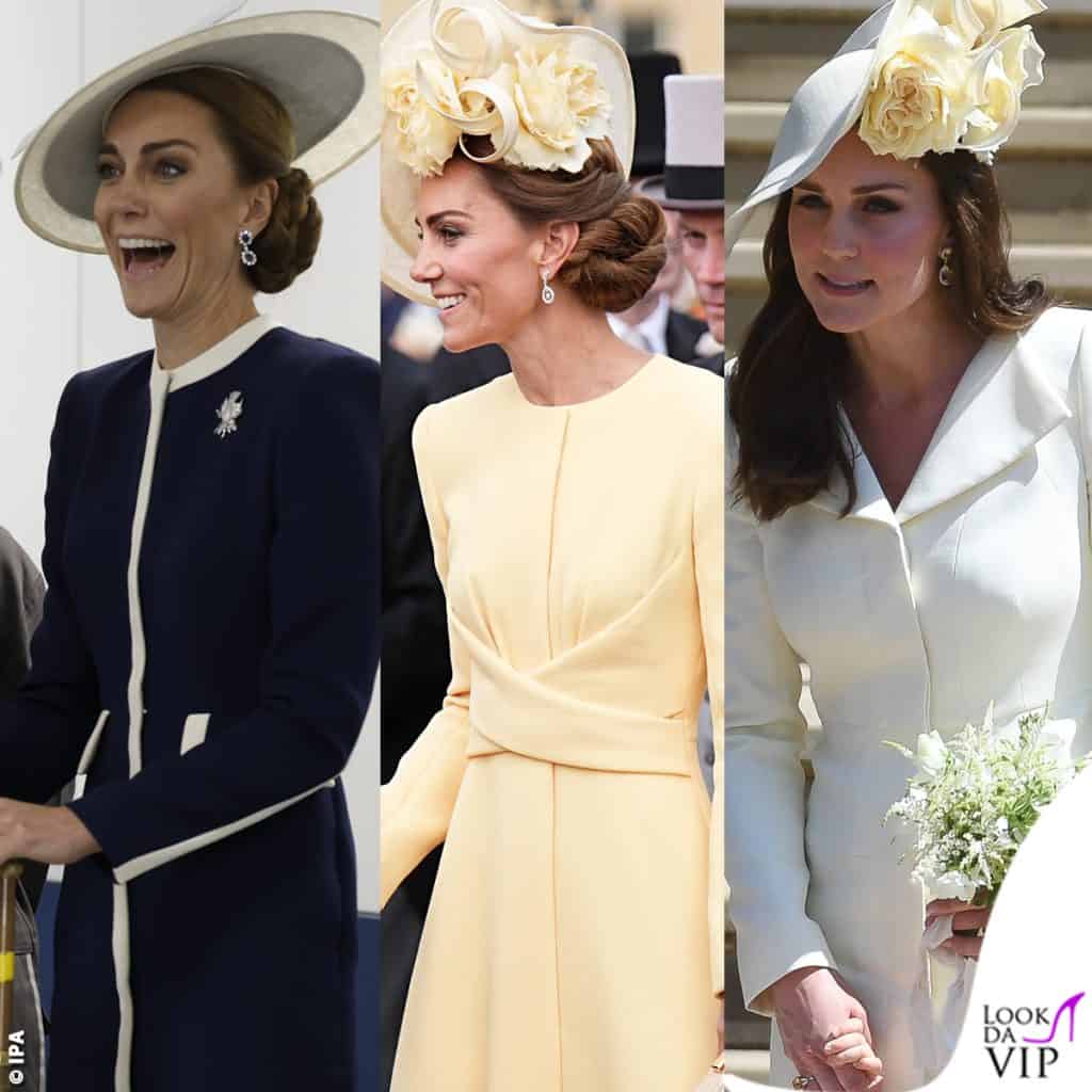 Kate Middleton Garden Party 2025 Giubileo di Platino 2022 royal wedding 2018 cappello Philip Tracey