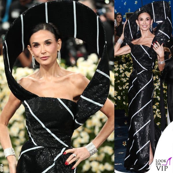 look Thom Browne per Demi Moore 