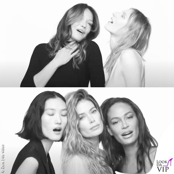 Carla Bruni, Doutzen Kroes e Joan Smalls tra i volti di Zara
