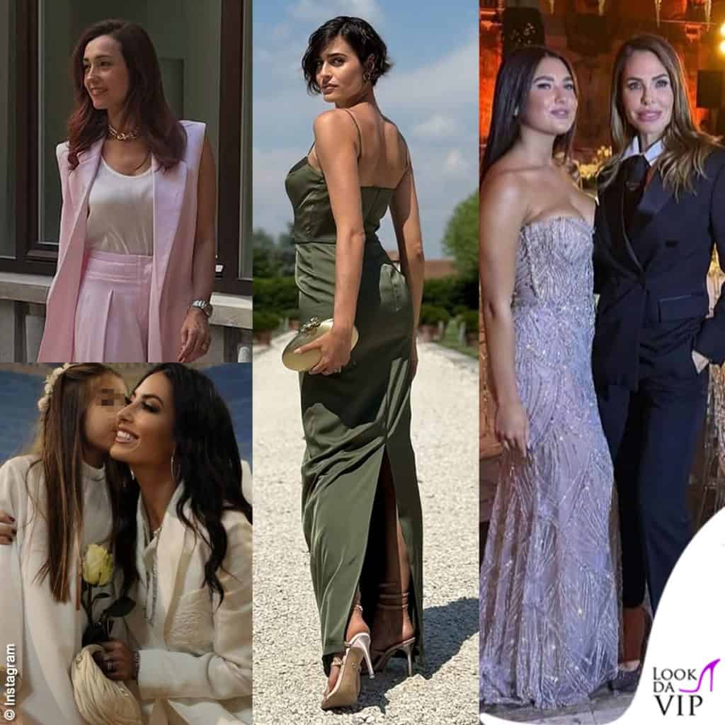 outfit cerimonie maggio Balivo Sabatini Blasi Gregoraci