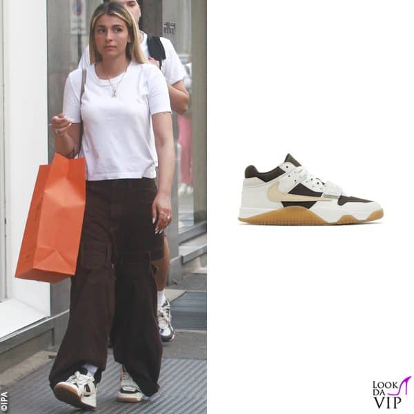 borsa Hermès e sneakers Nike Jordan per Chiara Cannata 