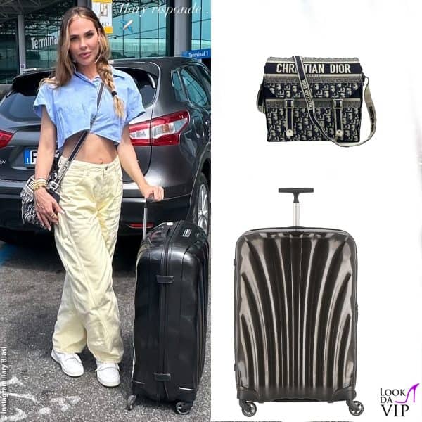 borsa Dior, valigia Samsonite 