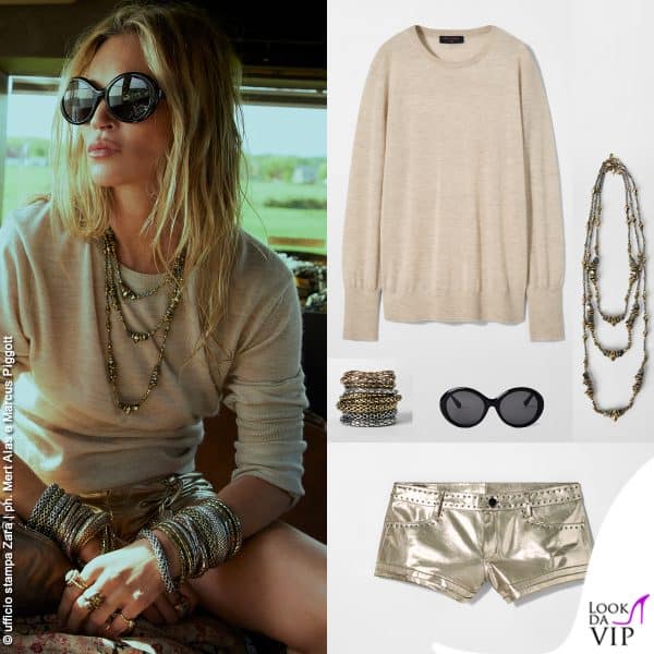 Uno degli outfit della collezione Zara