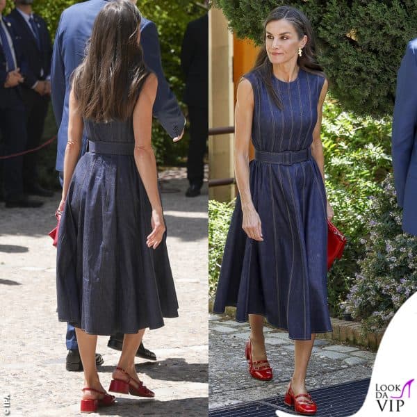 Il look di Letizia Ortiz ha trovato parecchi consensi: è un mix tra sobrietà e grinta