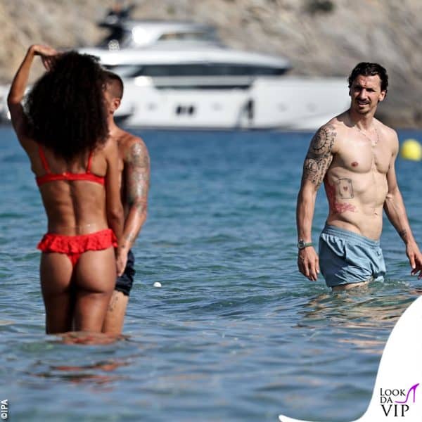 Jessica con Marco e Zlatan 